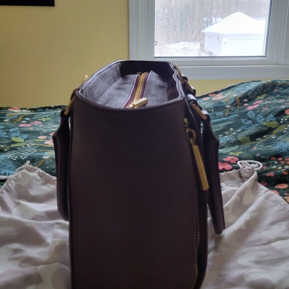 Dagne Dover Midi Tote in Ox Blood - NWOT - Picture 10 of 11